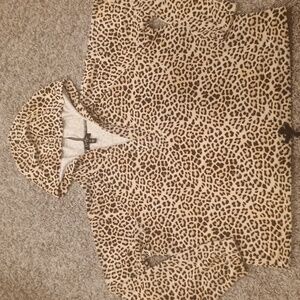 Jessica Simpson animal print hoodie size XL